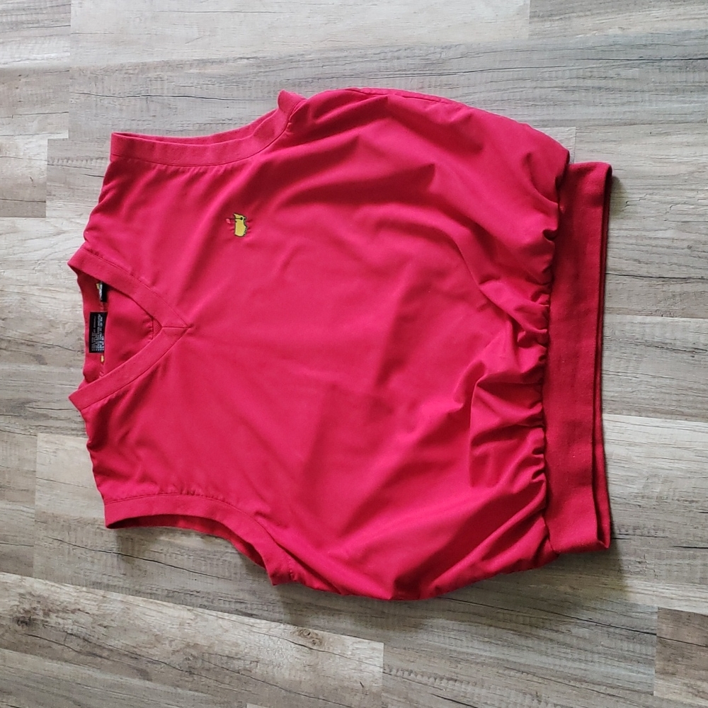 MASTERS COLLECTION GOLF SLEEVELESS WINDBREAKER SZ MEDIUM